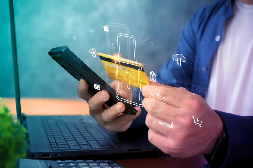 Secure online payment with credit card